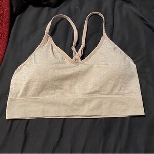 Maurices Neutral Taupe Seamless Racerback Bralette